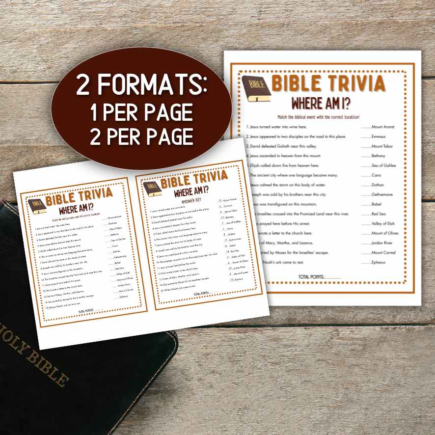 bible quiz riddles