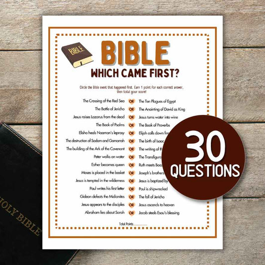 bible which came first