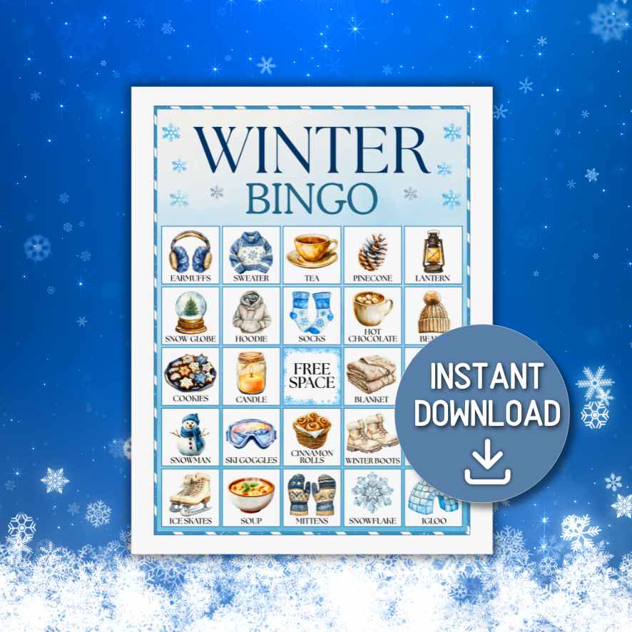 winter family bingo

