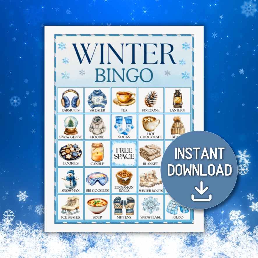 winter themed bingo