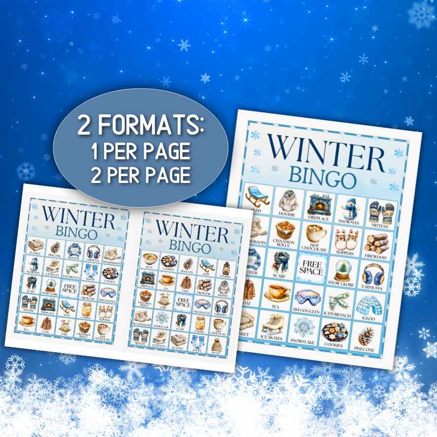 winter wonderland bingo