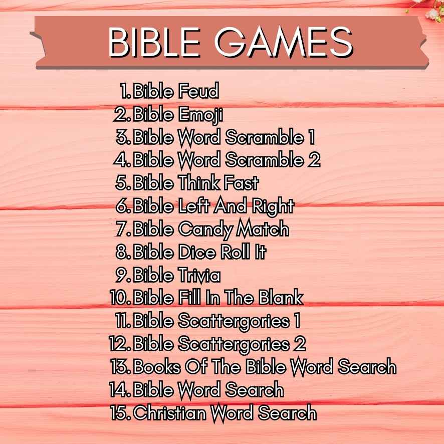 Print-and-Play Christian Game