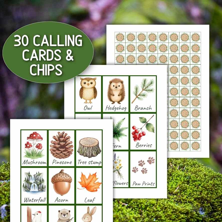 Printable baby shower bingo