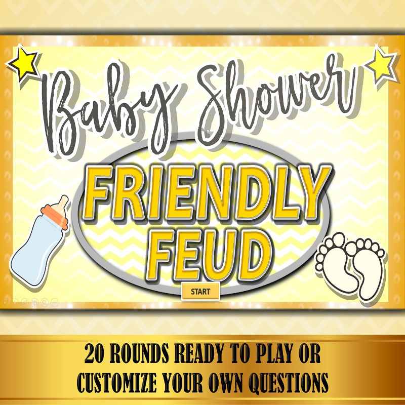 BABY SHOWER FAMILY FRIENDLY FEUD