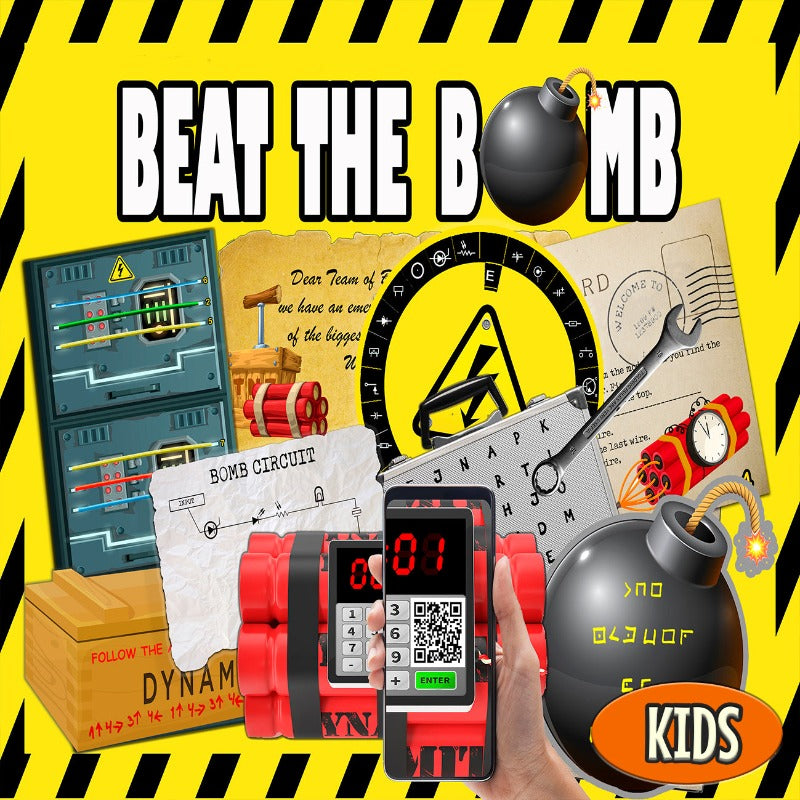 KIDS ESCAPE ROOM BEAT THE BOMB - PRINT AND PLAY - The Game Room