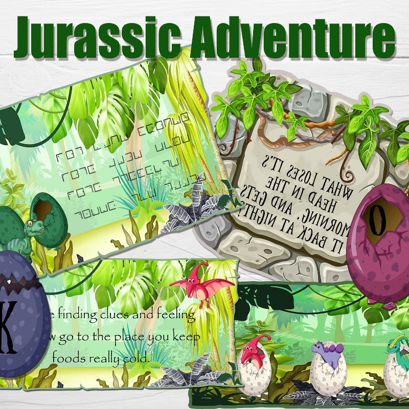 JURASSIC - TREASURE HUNT FOR KIDS - The Game Room