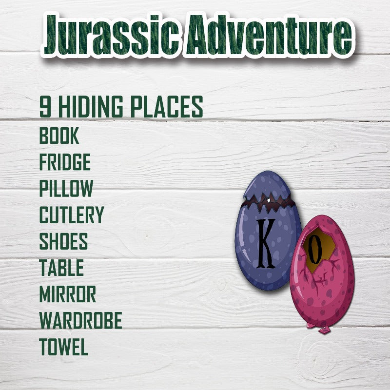 JURASSIC - TREASURE HUNT FOR KIDS - The Game Room