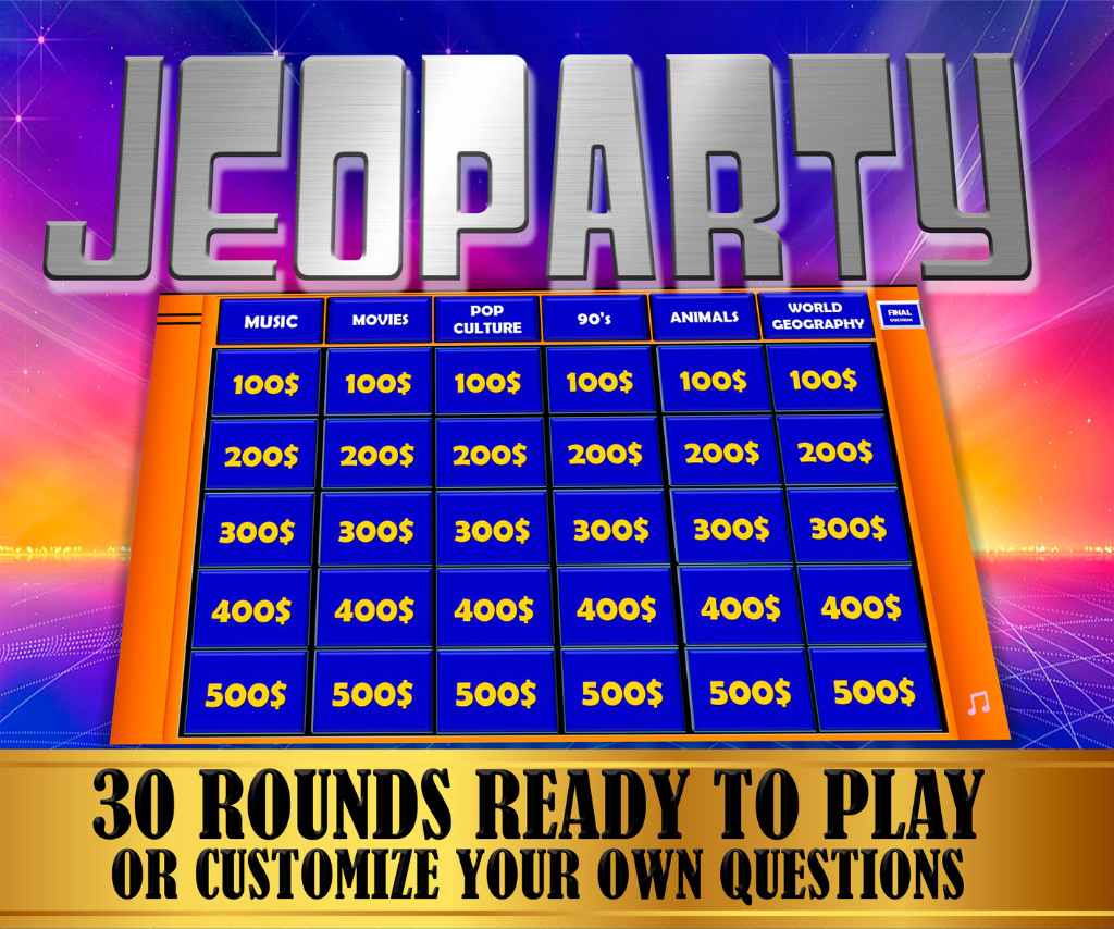 Jeopardy-style PowerPoint games for classroom review