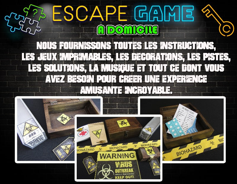 VIRUS ESCAPE GAME POUR ADOS ET ADULTES - The Game Room