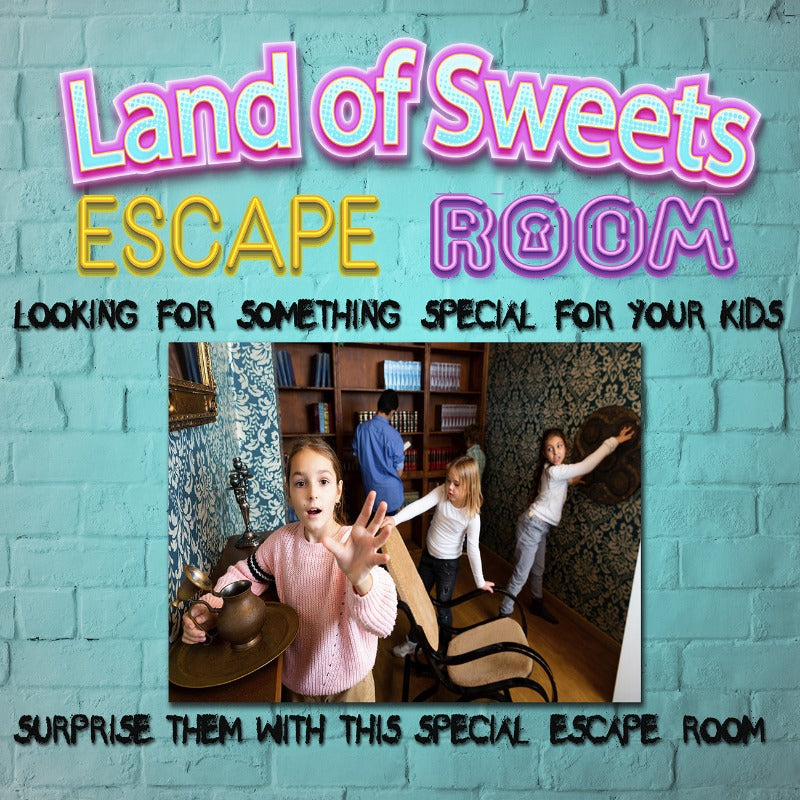 LAND OF SWEETS ESCAPE ROOM - A REAL EXPERIENCE AT HOME - The Game Room