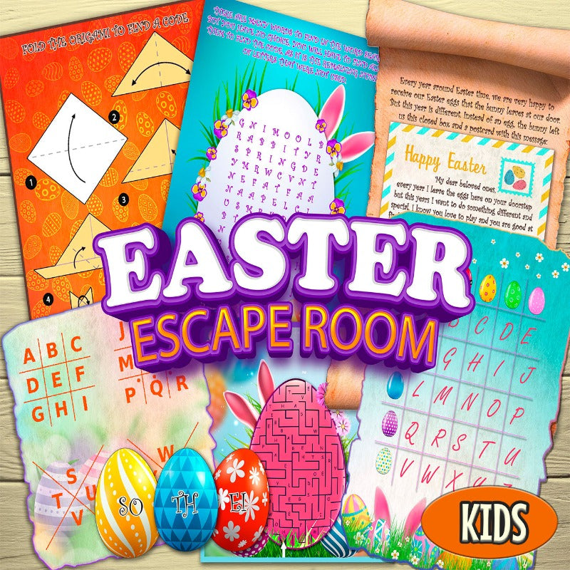 KIDS ESCAPE ROOM EASTER - PRINT AND PLAY - The Game Room