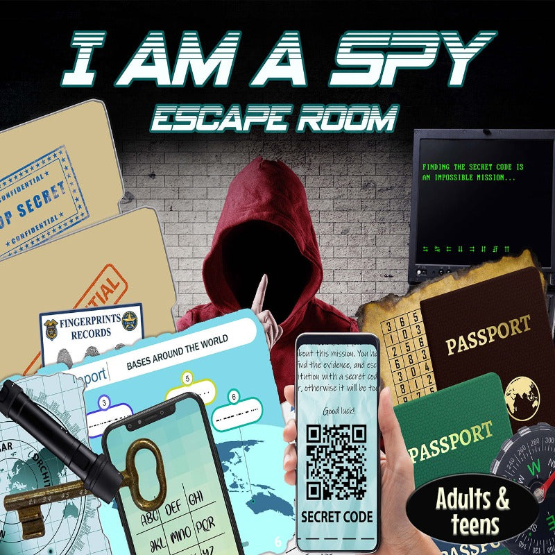 SPY ESCAPE ROOM - PRINT AND PLAY - The Game Room