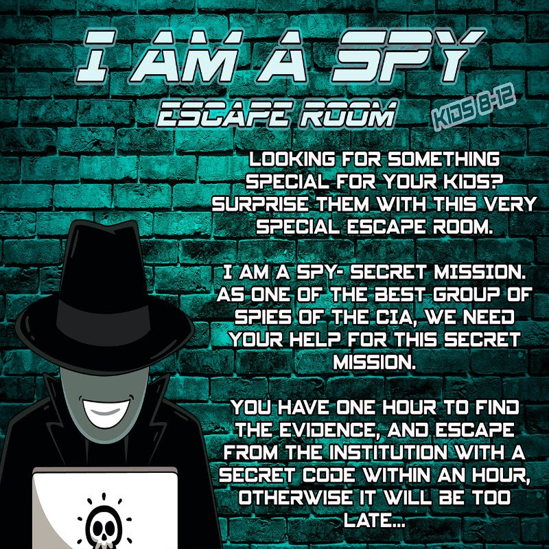 KIDS ESCAPE ROOM SPY - PRINT AND PLAY ESCAPE ROOM KIDS