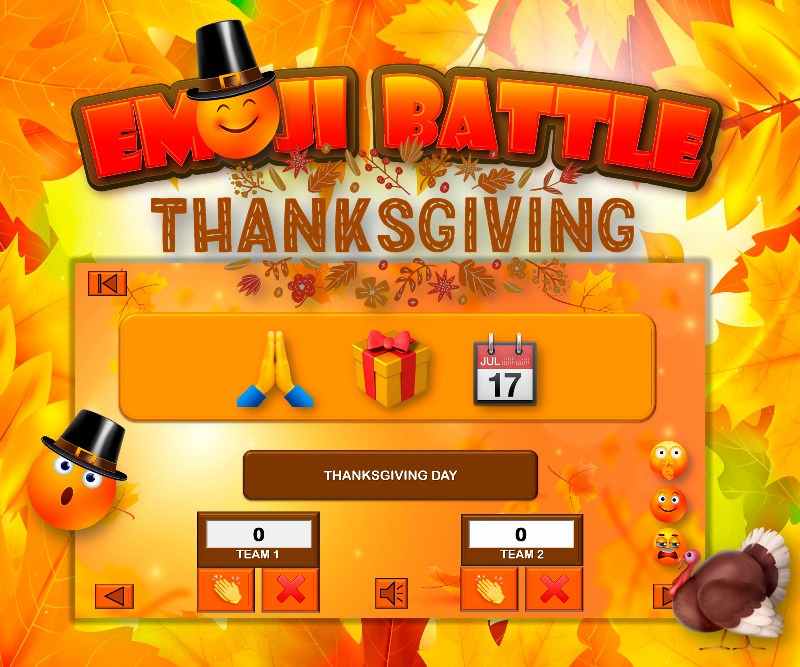 THANKSGIVING EMOJI GUESS GAME