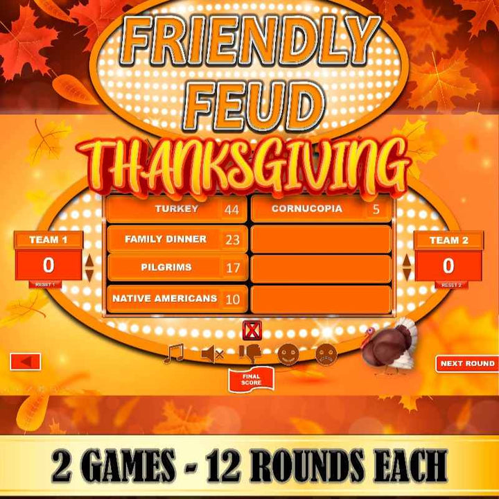 THANKSGIVING GAMES TO PLAY WITH FRIENDS The Game Room