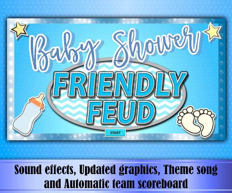 baby shower boy family friendly feud