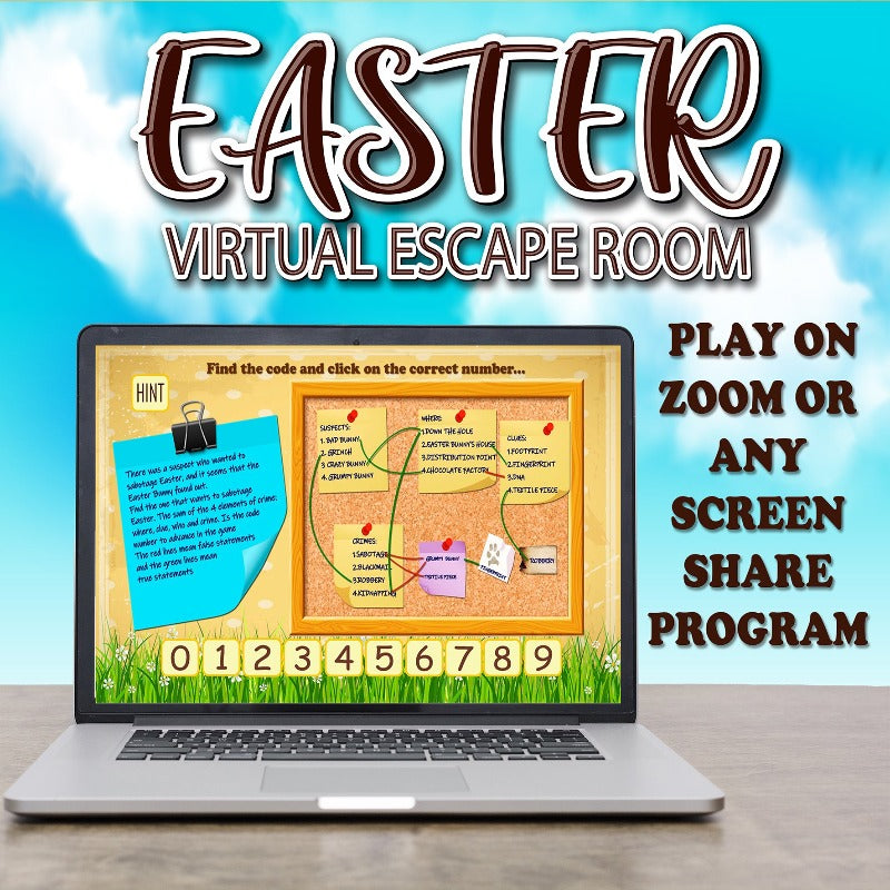 EASTER VIRTUAL ESCAPE ROOM - GAMES TO PLAY OVER ZOOM