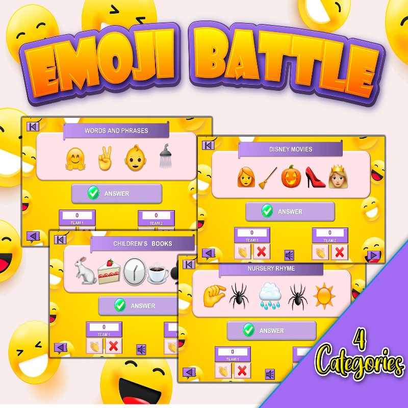 emoji guess game baby shower
