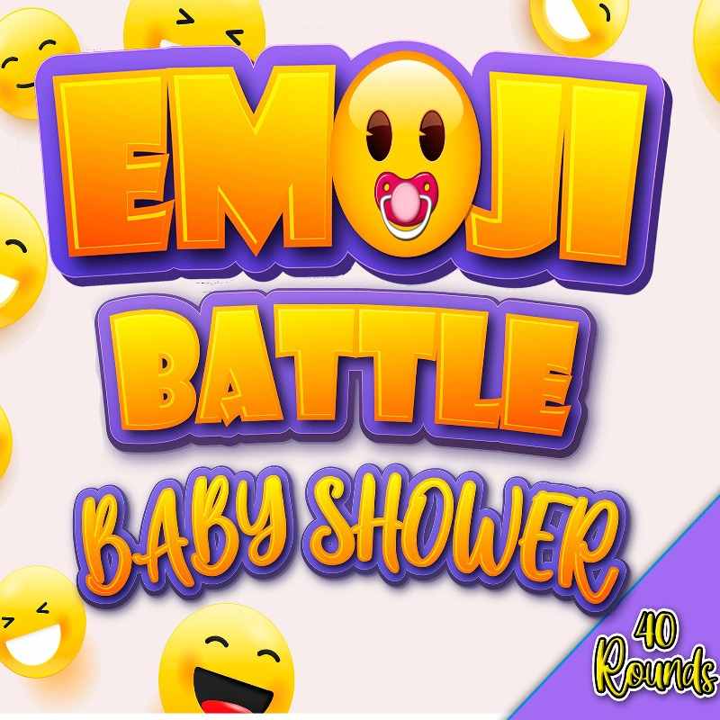 emoji guessing game baby shower