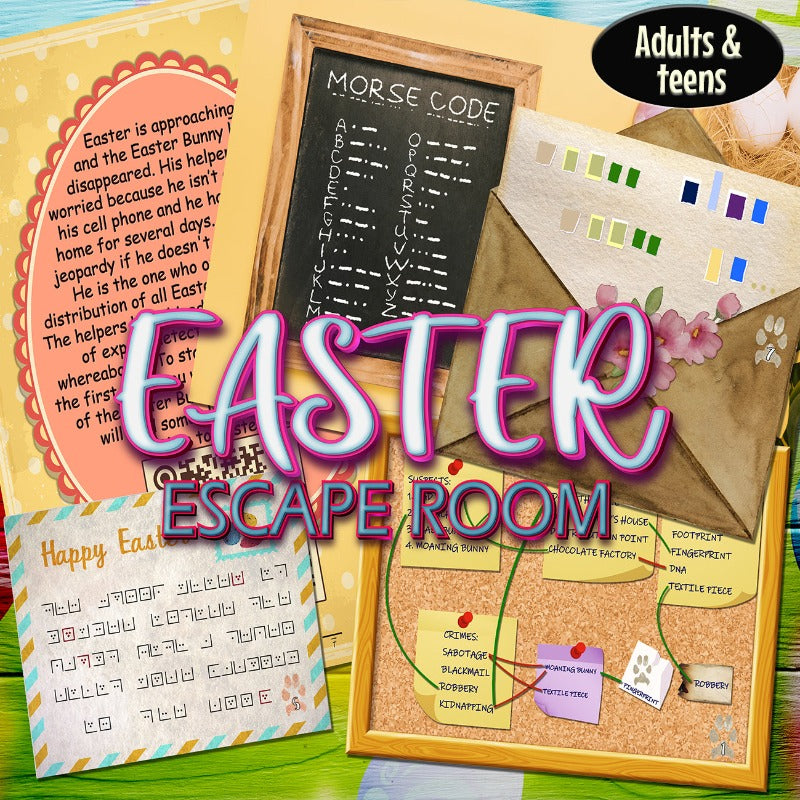 EASTER ESCAPE ROOM - PRINT AND PLAY - The Game Room