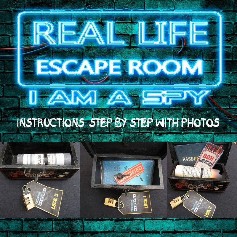 SPY ESCAPE ROOM - A REAL EXPERIENCE AT HOME - The Game Room