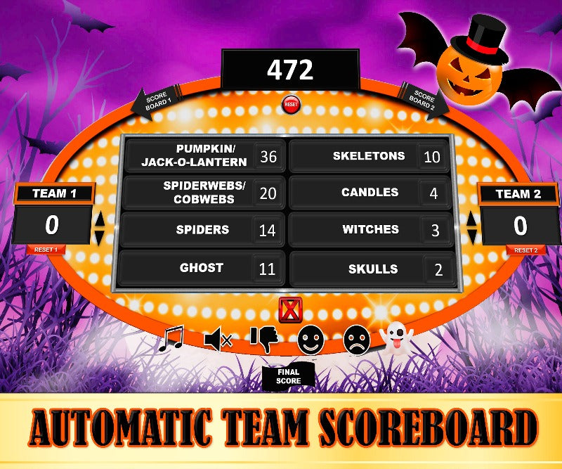 family feud halloween game online