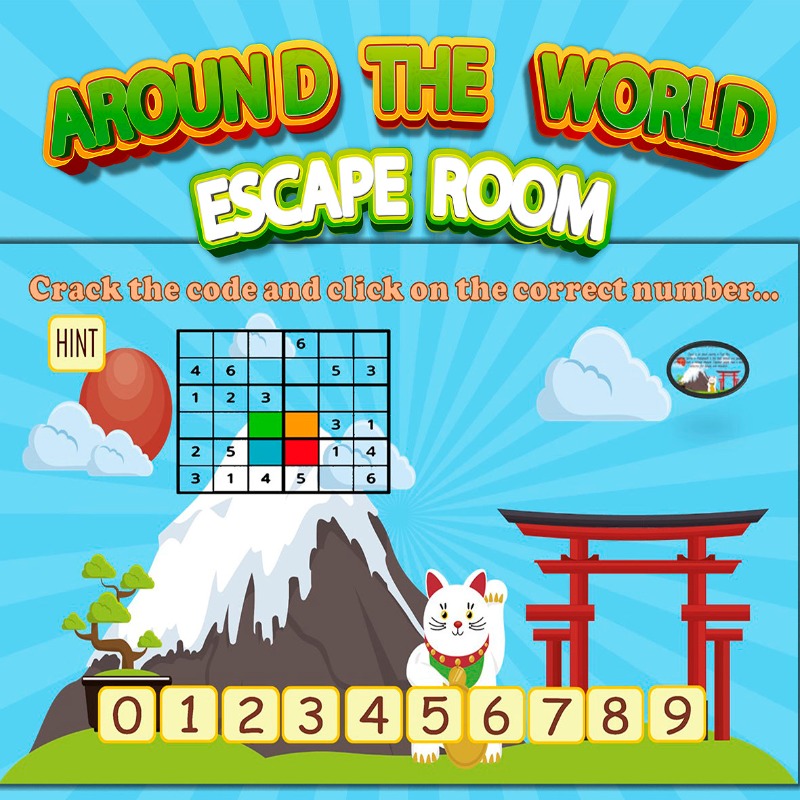 AROUND THE WORLD VIRTUAL ESCAPE ROOM